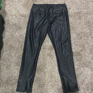 Women’s Black pleather Pants